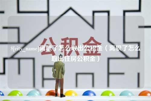 新安离职了怎么取出公积金（离职了怎么取出住房公积金）